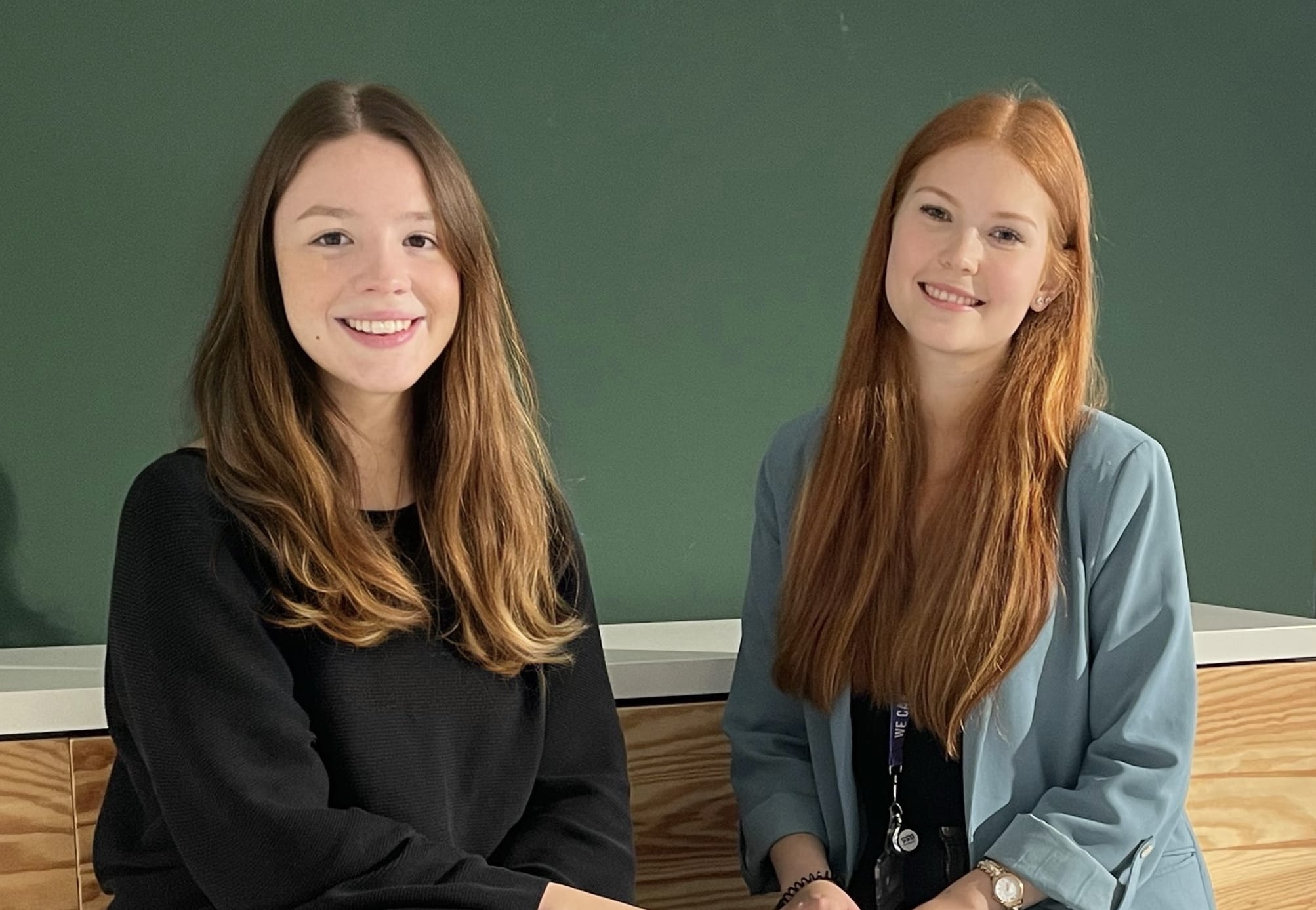Lena und Angelina bei Beiersdorf
